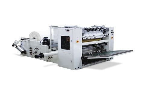 CJ-N-6  N Fold Hand Towel Making Machine (6 Lanes, Printing)